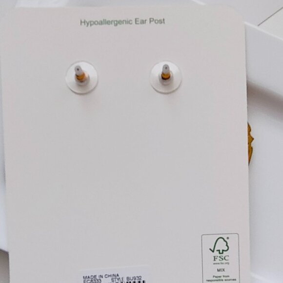 NWT J.CREW Faceted-crystal hoop earrings - Picture 10 of 11